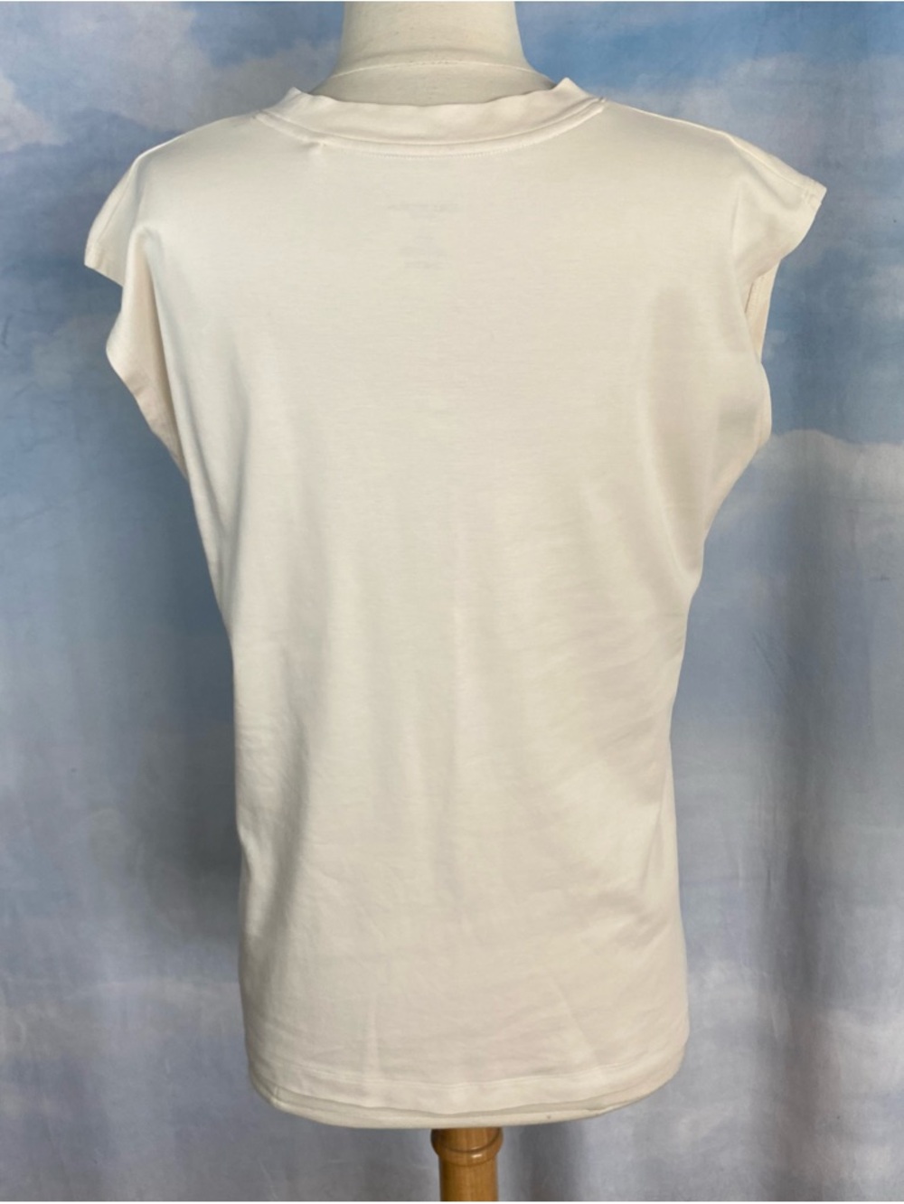 MM Lafleur Ivory Alina Muscle Tee Size Size Large - Picture 5 of 7